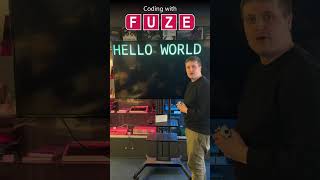Coding with FUZE! Using the RGB Spectrum!