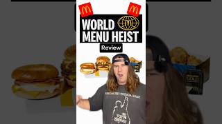NEW McDonalds World Menu Heist Review ! #mcdonalds #maccas #russeats