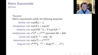 Matrix Exponentials: Part 2/5 Matrix Exponentials