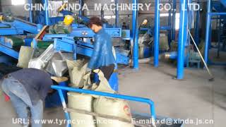 COMPLETE SET OF WASTE TIRE FINE RUBBER POWDERNPRODUCTION LINE