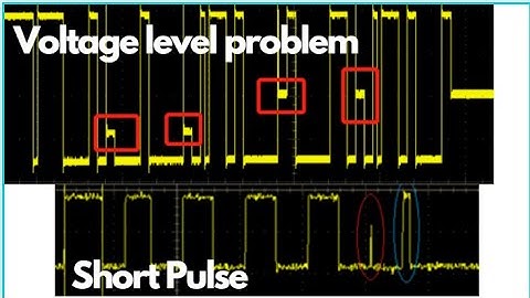 I2c Problems, Voltage level and short pulse problem