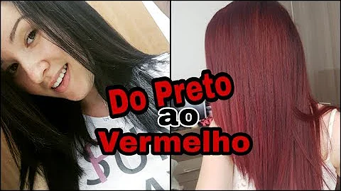Como sair do preto para o vermelho sem descolorir?
