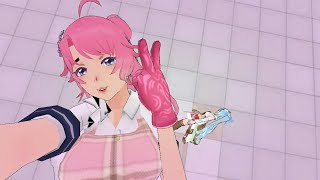 ₊˚꒰₊ ♡`🌸Play as my custom Sakura   Dl! 🎀 | Yandere Simulator