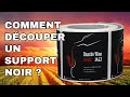 Comment dcouper des tiquettes sur support noir 