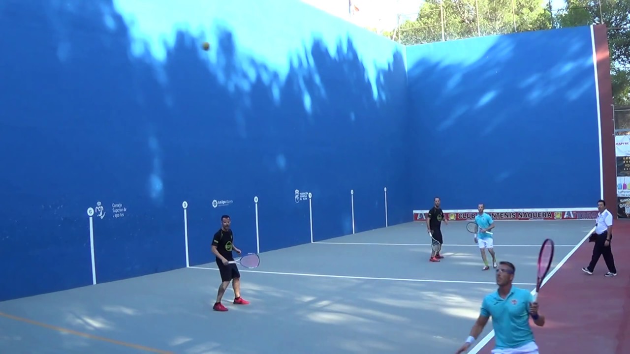 Final Copa Frontenis Portacoeli Cebrian e Iván Mtnez vs Incusa Silla Joan y Orts