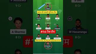 IND VS SL T20 Dream11 Prediction | IND VS SL Dream11 Team Of Today Match | 18th t20 | #dream11 screenshot 4
