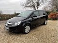 WJ61SYW  Vauxhall Zafira 1.6 16V Excite 5dr