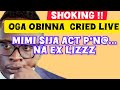 SAD!! OGA OBINNA CRIED AS EX LIZZ WANTS TO PULL DOWN HIS BRANDA TROUGH ACTING P*N@