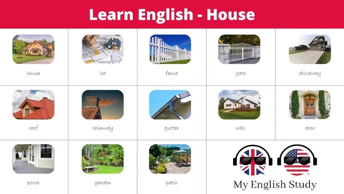 Rooms In A House English Vocabulary