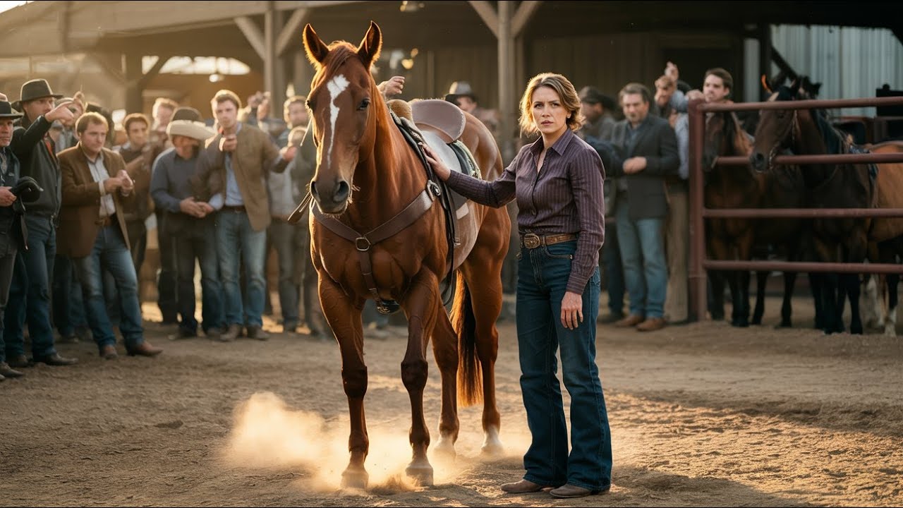 Bist du verrückt? lachten sie, als sie das schwächste Pferd kaufte – 3 Tage später verstummten alle