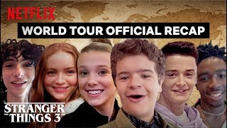 Stranger Things 3 Cast World Tour - Best Moments | Netflix screenshot 2