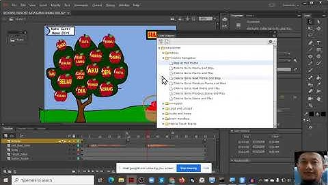 Animate cc sample creating test/quiz part 3