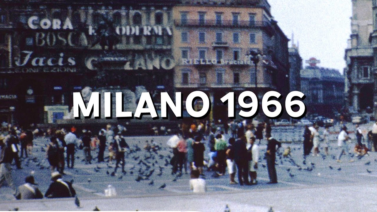 Milan, Italy 1966 (silent color 8mm film)