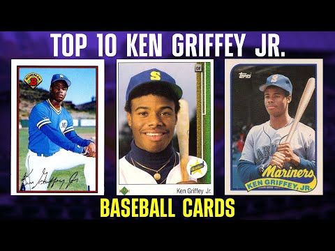 Top 10 Most Valuable Ken Griffey Jr. Rookie Cards!! 