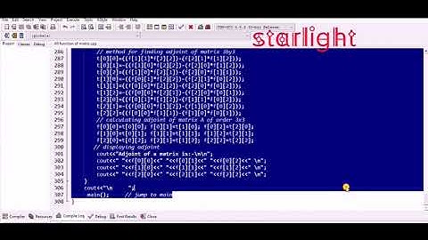 All function of Matrix Using Function C++ code