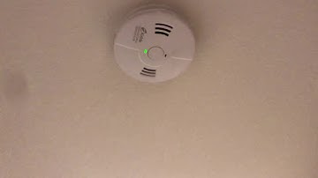 2 min: How to: Kidde change battery Smoke and carbon monoxide detector 9 volt battery