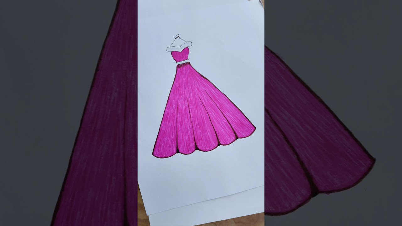 Easy ground drawing ♥️♥️👗