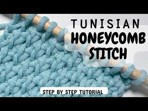 How To Crochet The Tunisian Honeycomb Stitch Easy Step By Step Guide