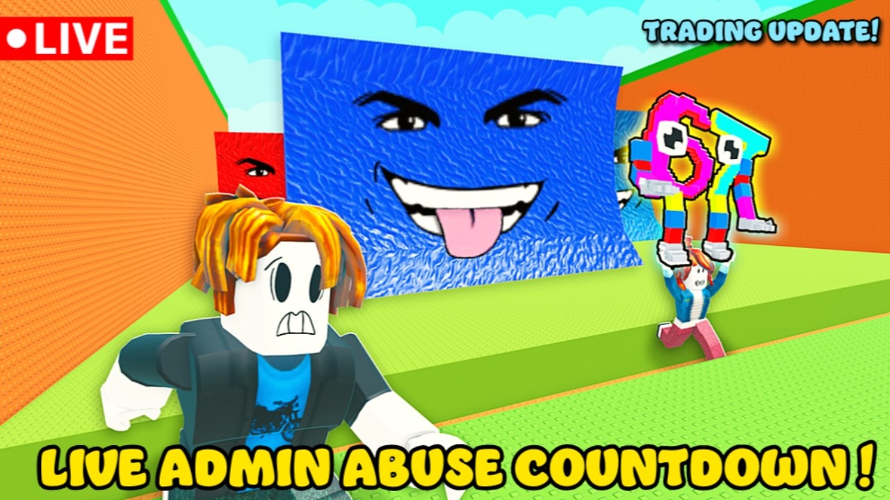 LIVE 🔴ADMIN ABUSE + Escape Tsunami for Brainrots  | Roblox 