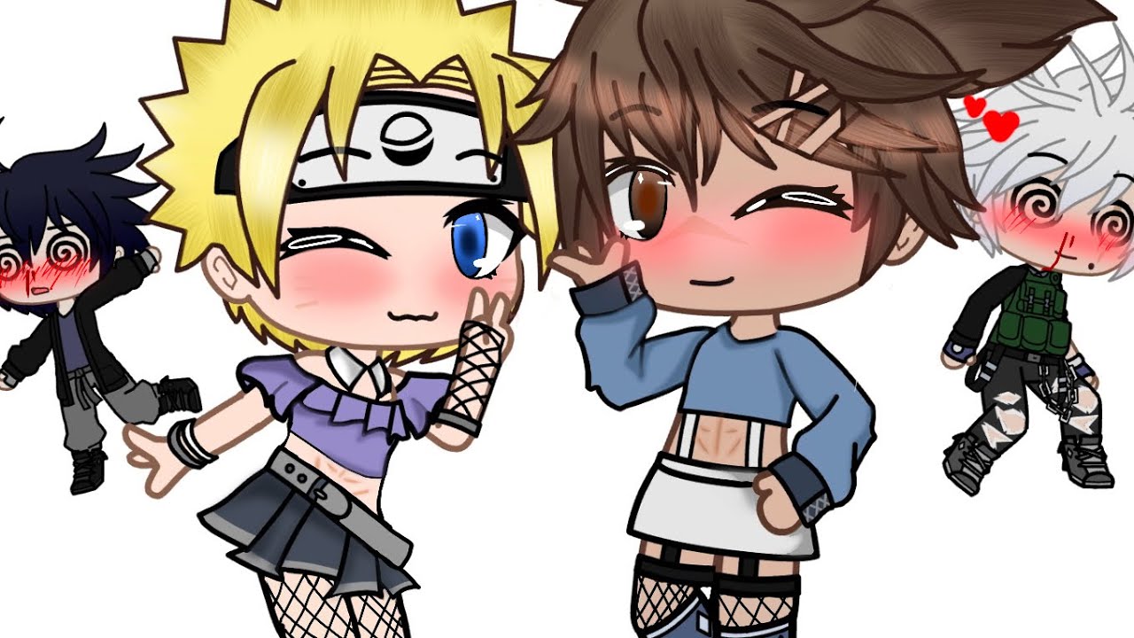 The school girl skirt?! || SasuNaru and KakaIru versions || Naruto ||
