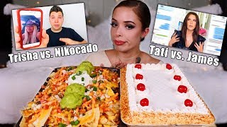 NACHOS & TRES LECHES CAKE MUKBANG + WTF is going on with YouTubers?????