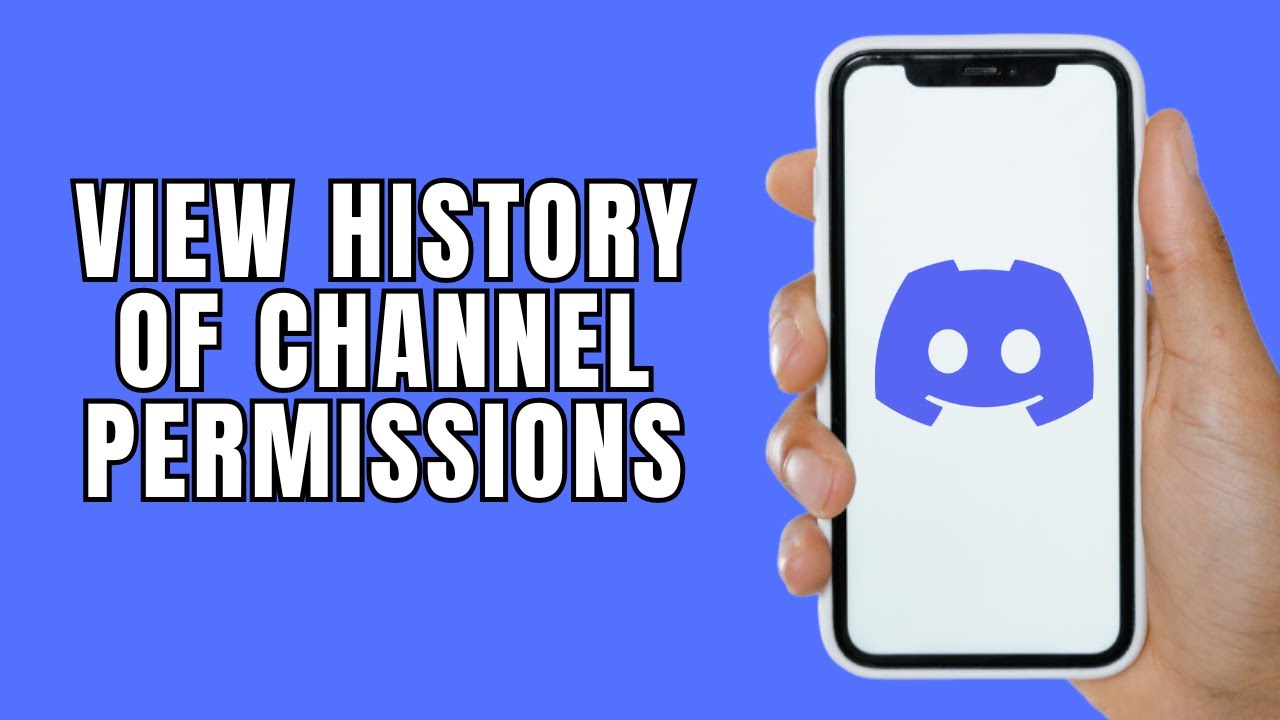 HOW TO VIEW HISTORY OF CHANNEL PERMISSIONS ON DISCORD YouTube HOW TO VIEW HISTORY OF CHANNEL PERMISSIONS ON DISCORD YouTube