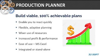 Totally Reliable Production Plan - 32 Soft #productionplanning screenshot 5