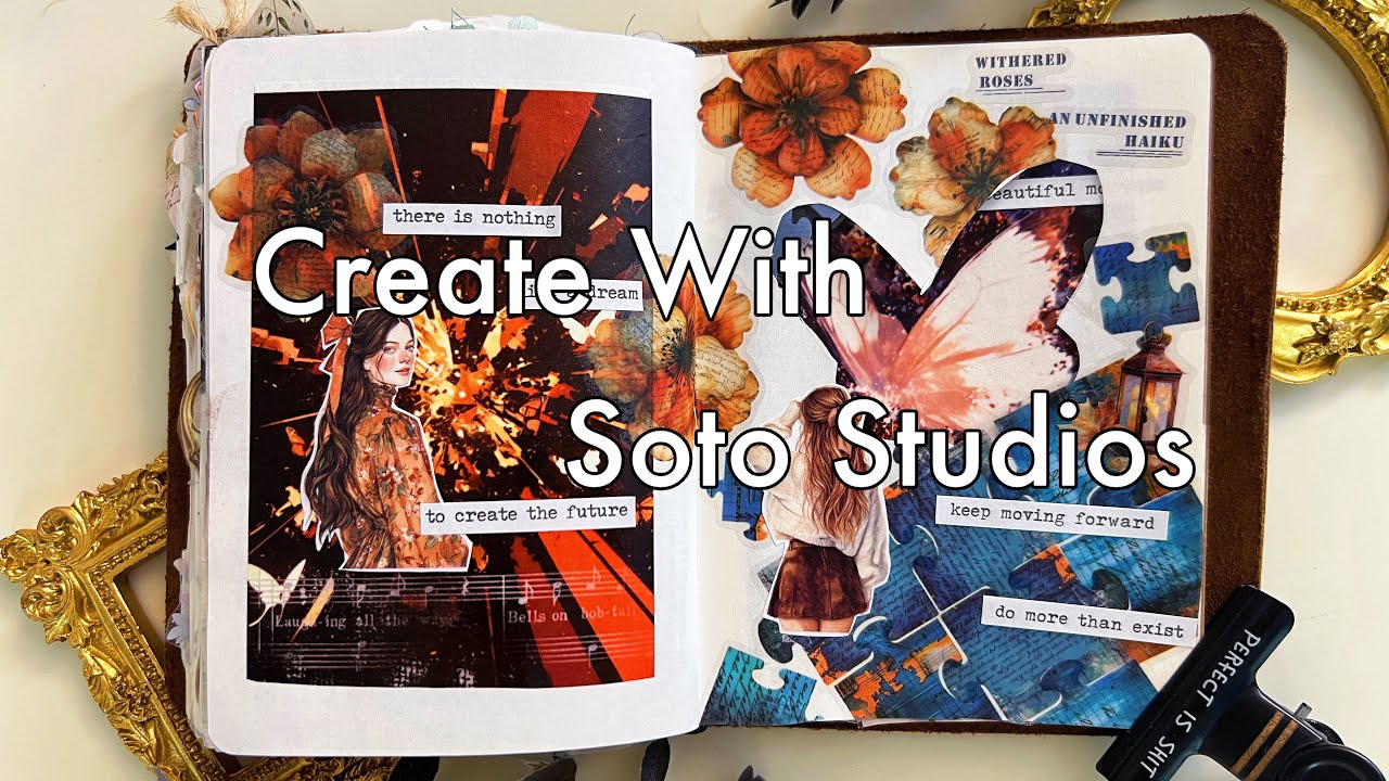 Creative Spreads with Soto Studios🥰 | Scrapbook Supplies| Junk ...