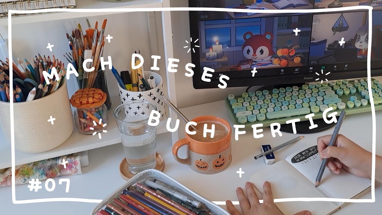 Ich gestalte 10 Seiten in meinem „Mach dieses Buch fertig“ Buch ✨