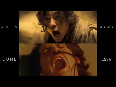 Dune (1984/2021*) side-by-side comparison (trailer #1)