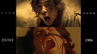 Dune (1984\/2021*) side-by-side comparison (trailer #1)