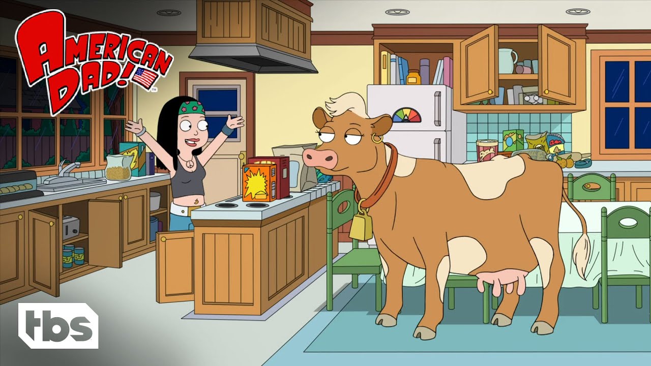 Hayley Has a Judgmental Cow (Clip) | American Dad | TBS