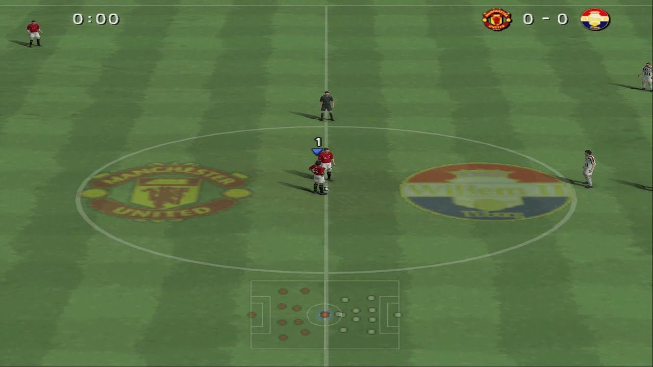 Pro Evolution Soccer 2009 - PS2 - Manchester United vs. Willem II (1080p HD)