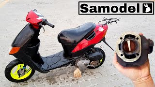 Замена ЦПГ Suzuki Lets 1