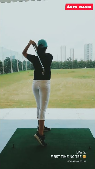 anya geraldine belajar golf bikin salfok #shorts #viral #anyageraldine