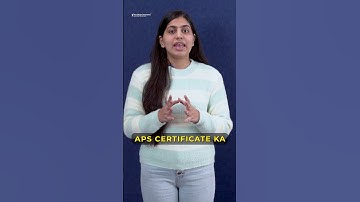 How to Apply for the APS certificate | APS certificate Germany