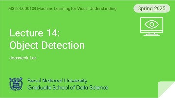 [컴퓨터비전 2025] Lecture 14. Object Detection