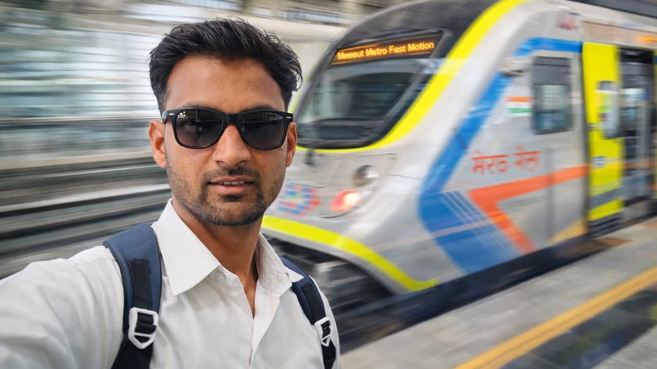 India Fastest Metro Journey 🚆Meerut Metro