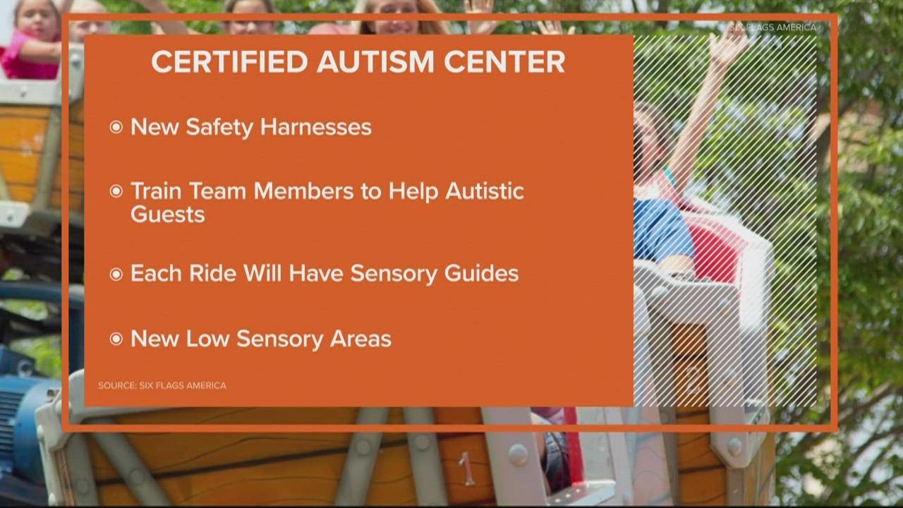 Six Flags America Certified Autism Center YouTube