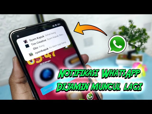 3 Cara Mengatasi Notifikasi WhatsApp Yang Tidak Muncul class=