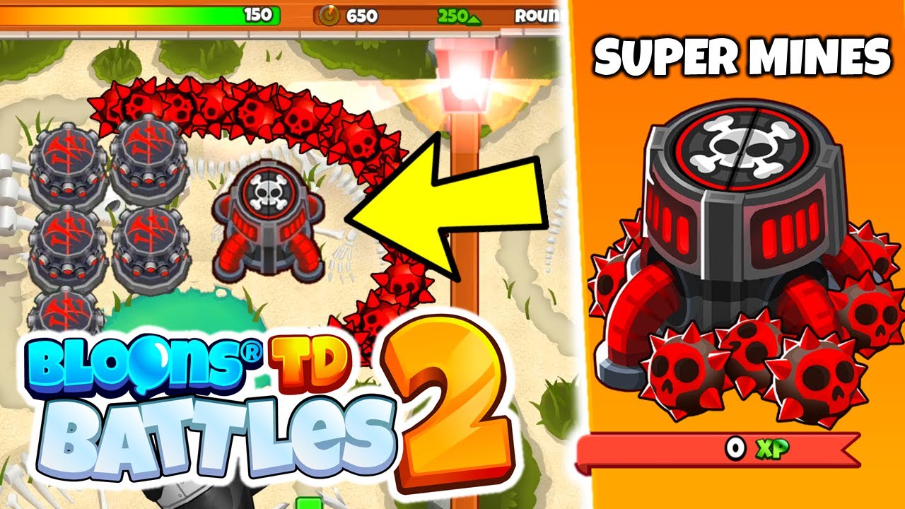 BLOONS TD BATTLES 2 LATEGAME :: SUPER MINES IS OP? (Bloons TD Battles 2) -  YouTube