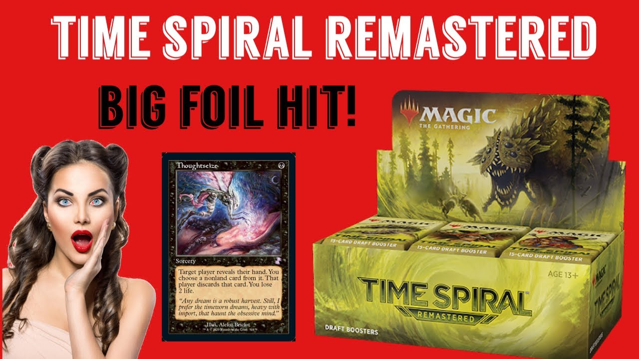Time Spiral Remastered Box Opening We hit a NASTY FOIL!!!! YouTube