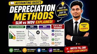 SLM & WDV Method 🤔 | Depreciation Methods with Difference & Examples