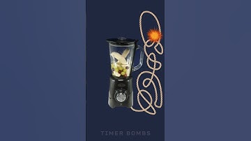 10 Second Bananas and Grapes Blender Timer Bomb