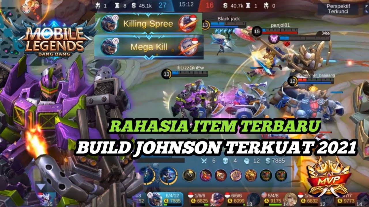 RAHASIA ITEM TERBARU JOHNSON 2021 | BUILD JOHNSON TERKUAT 2021 | MOBILE ...