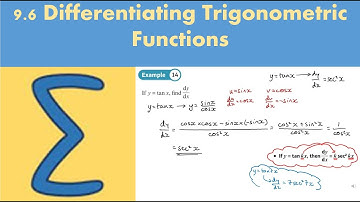 9.6 Differentiating Trigonometric Functions (PURE 2 - Chapter 9: Differentiation)