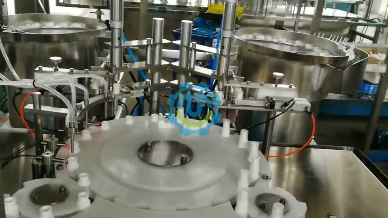 Automatic Filling and Sealing Machine for Lotion Pump Press Bottles,Acrylic Airless Press Bottle