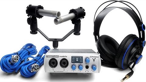 PreSonus FireStudio Mobile FireWire Recording Interface With PreSonus Studio One Artist DAW Software