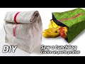 DIY Launch Bag | Sew a lunch bag | Bag sewing tutorial | Cucire un porta pranzo di stoffa