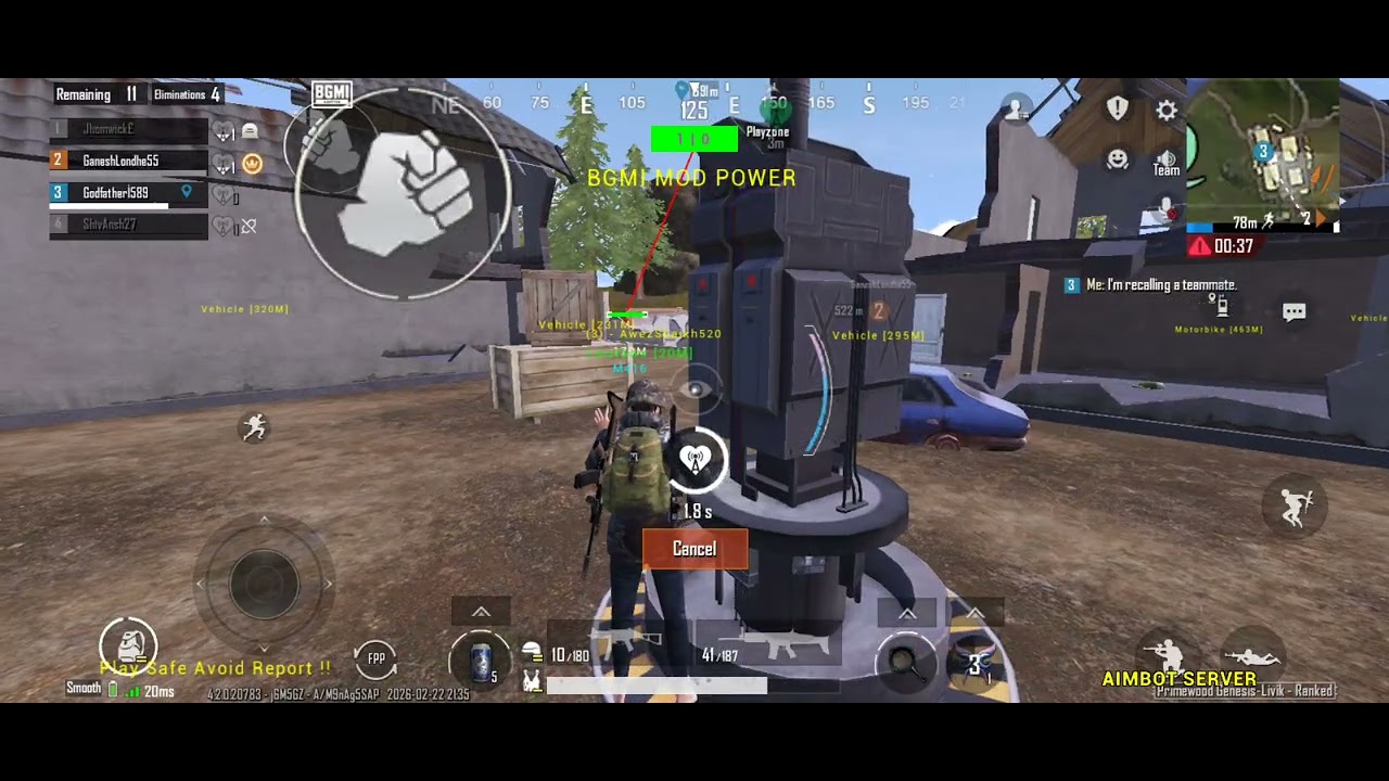 HP CLUTCH! 😱 Full Squad Wipe in 10 Seconds 🔥 | BGMI Intense Gameplay#viral #bgmi 